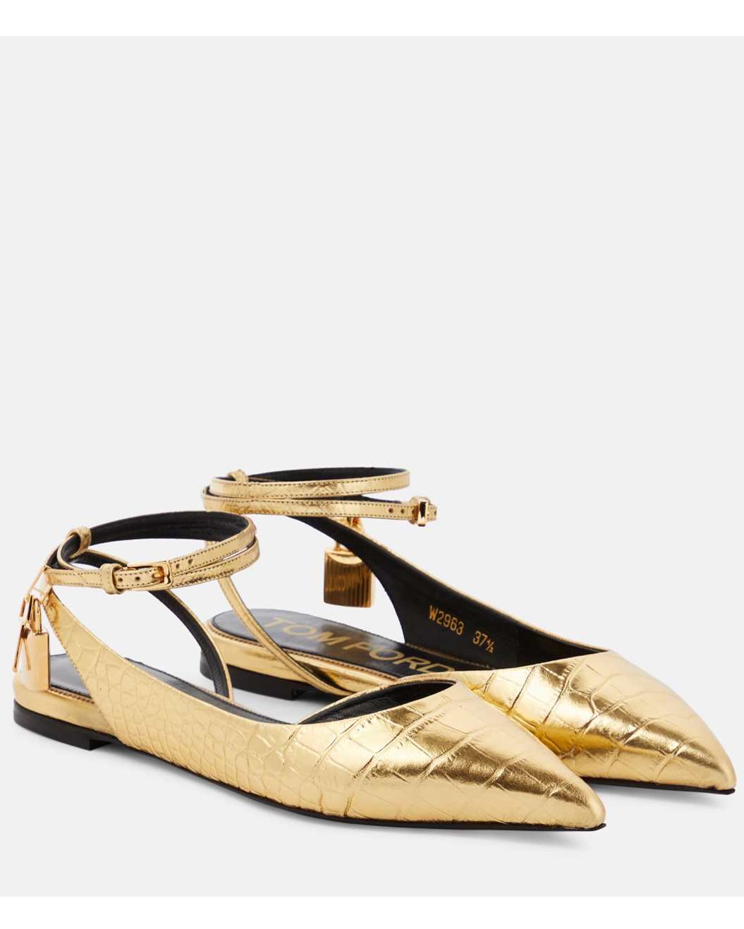 Padlock Ballet Flats