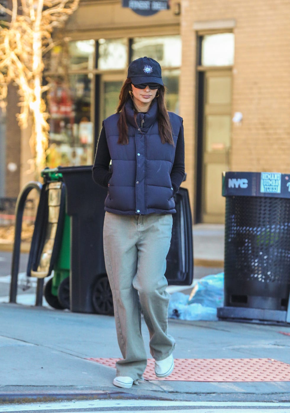 new york, ny february 5 emily ratajkowski is seen on february 5, 2024 in new york, new york photo by megagc images