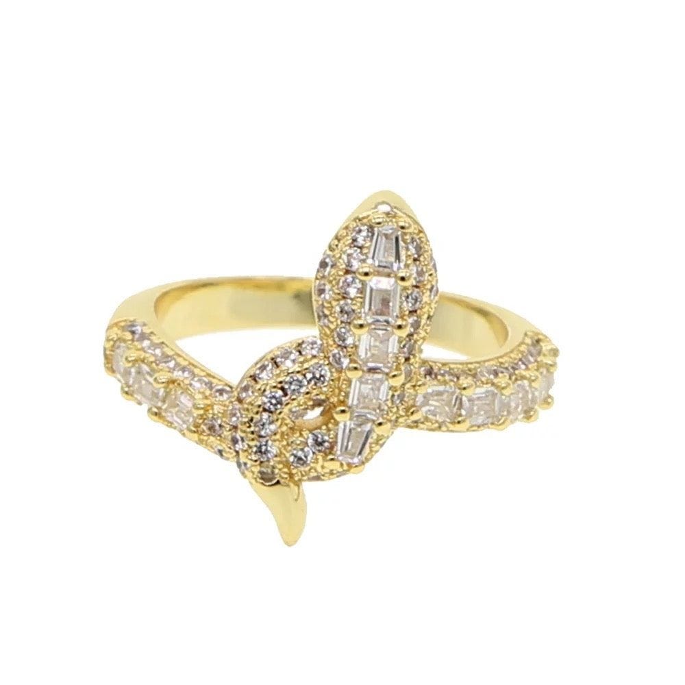 Pave Snake Ring