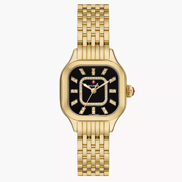 Meggie 18K Gold-Plated Diamond Watch