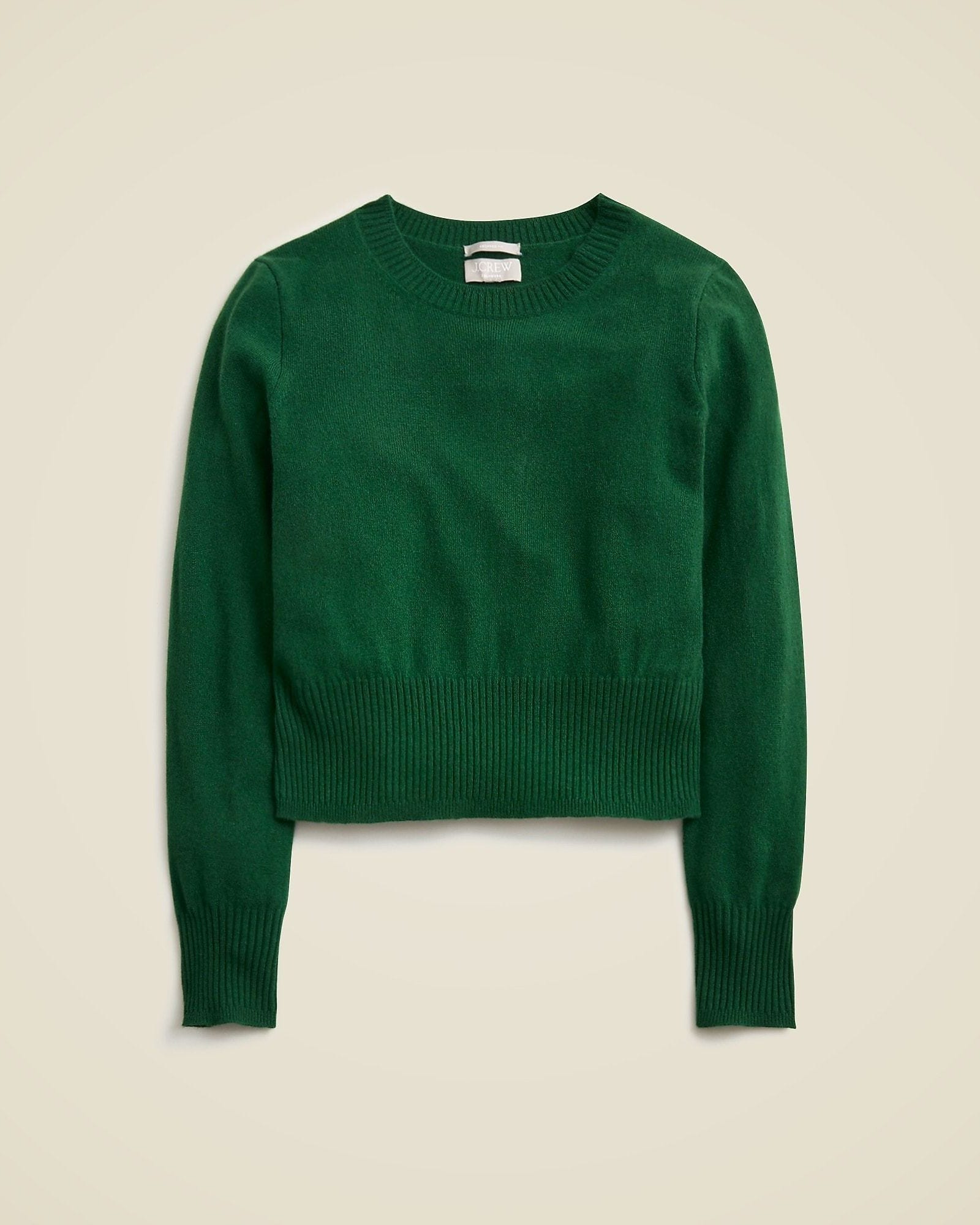 Cashmere Shrunken Crewneck