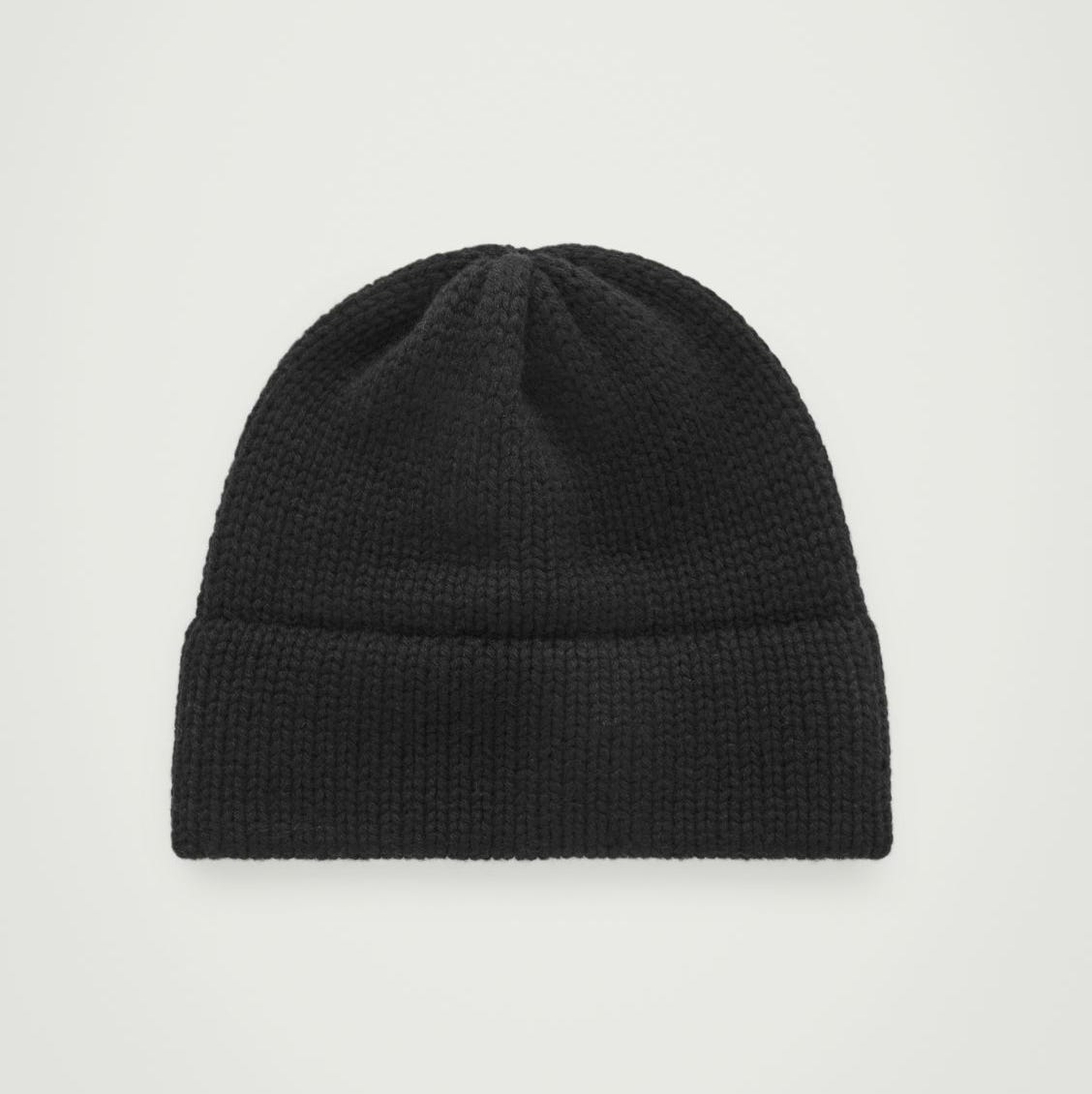 Ribbed Cashmere-Blend Beanie