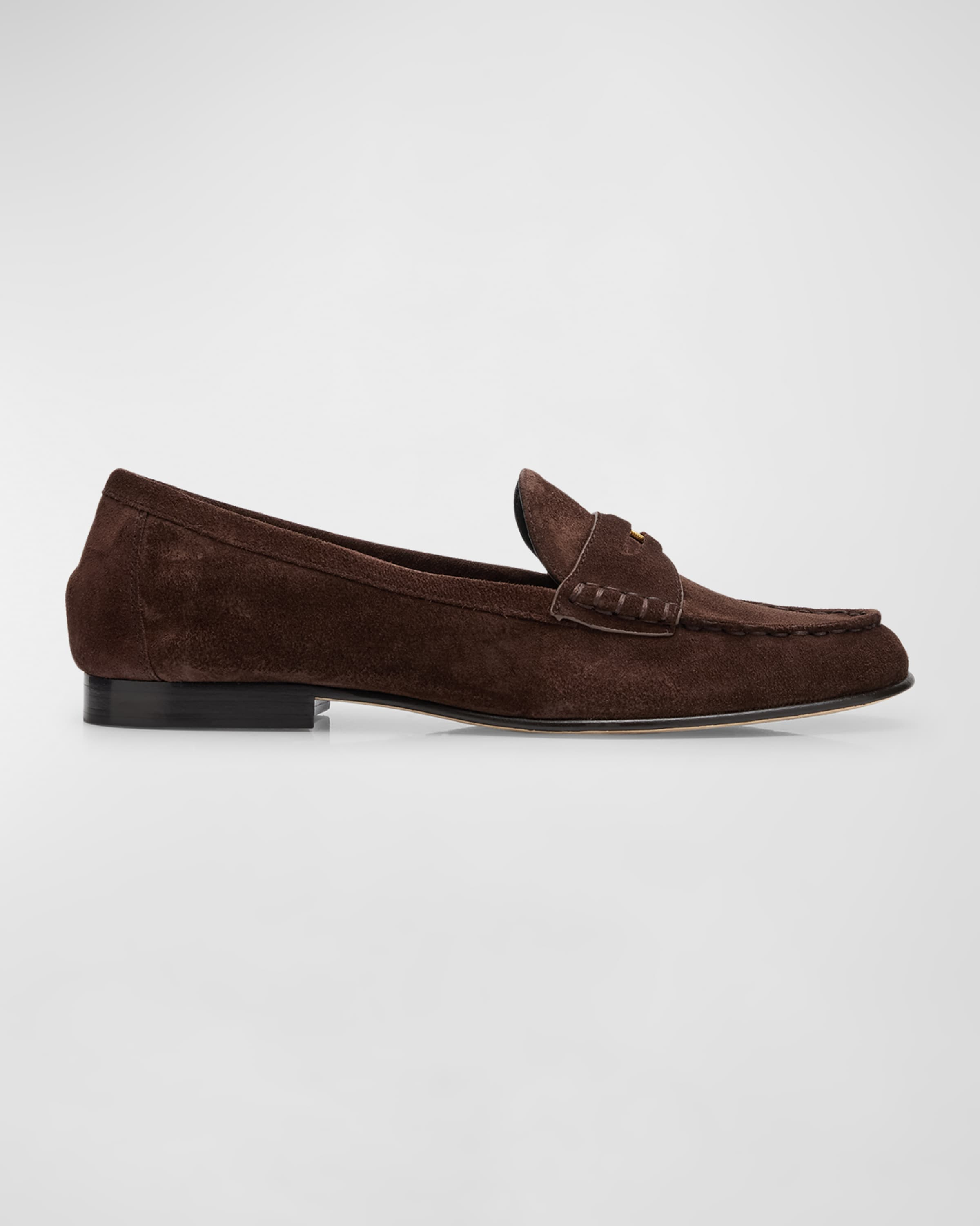 Suede Coin Penny Loafer