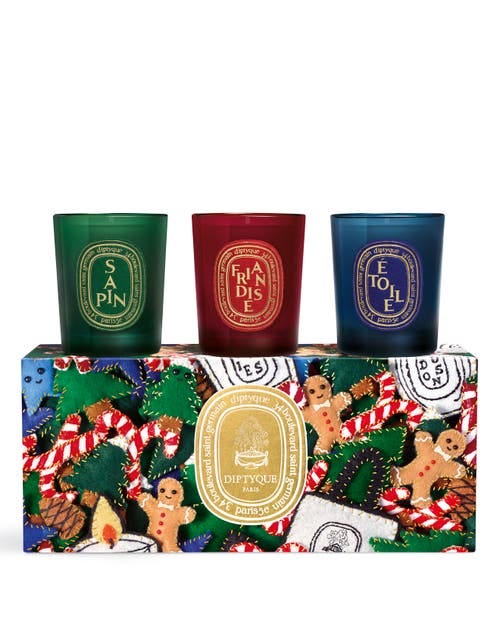 Sapin, Friandise, and Étoile Candle Gift Set