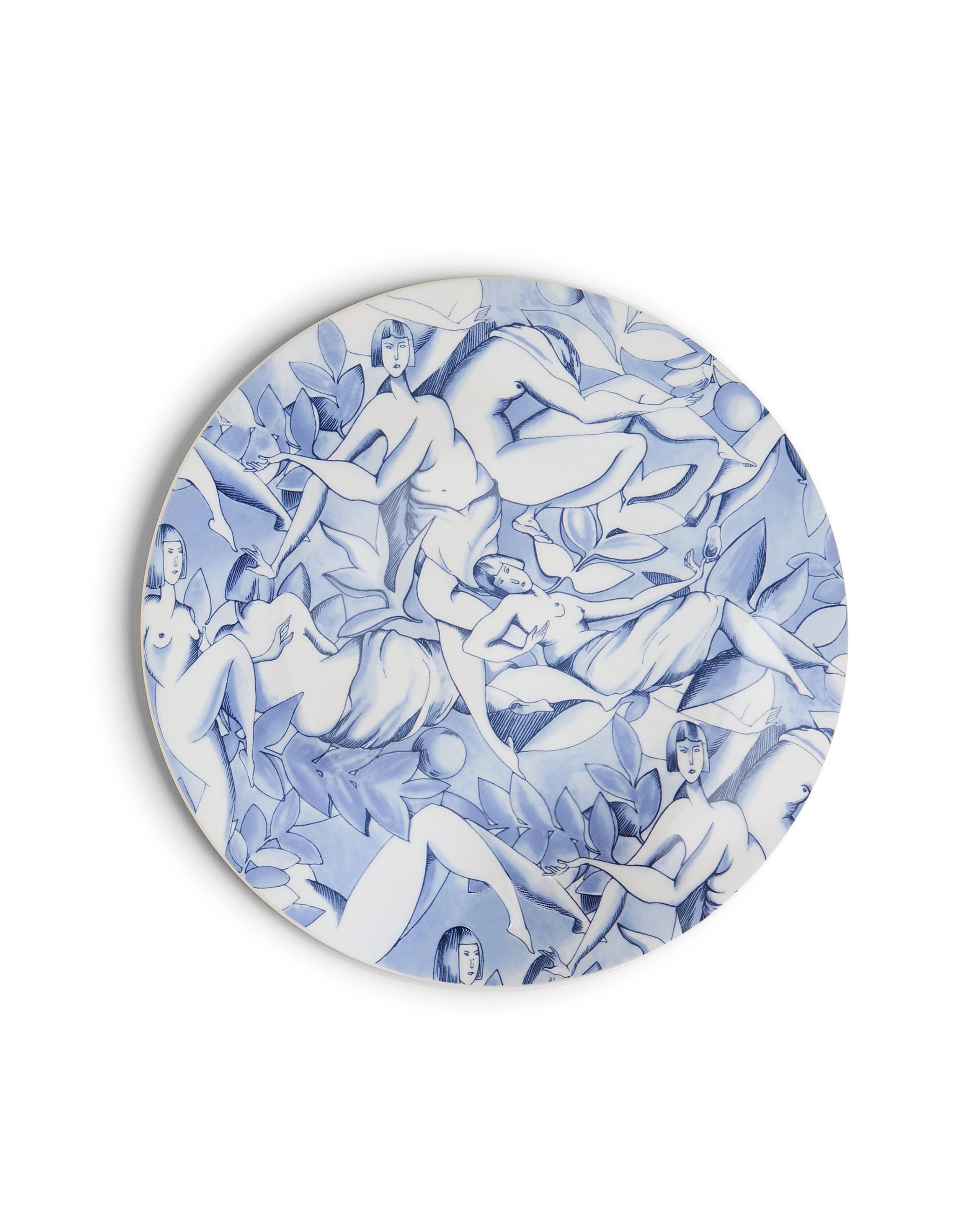 Printed Porcelain Dessert Plate