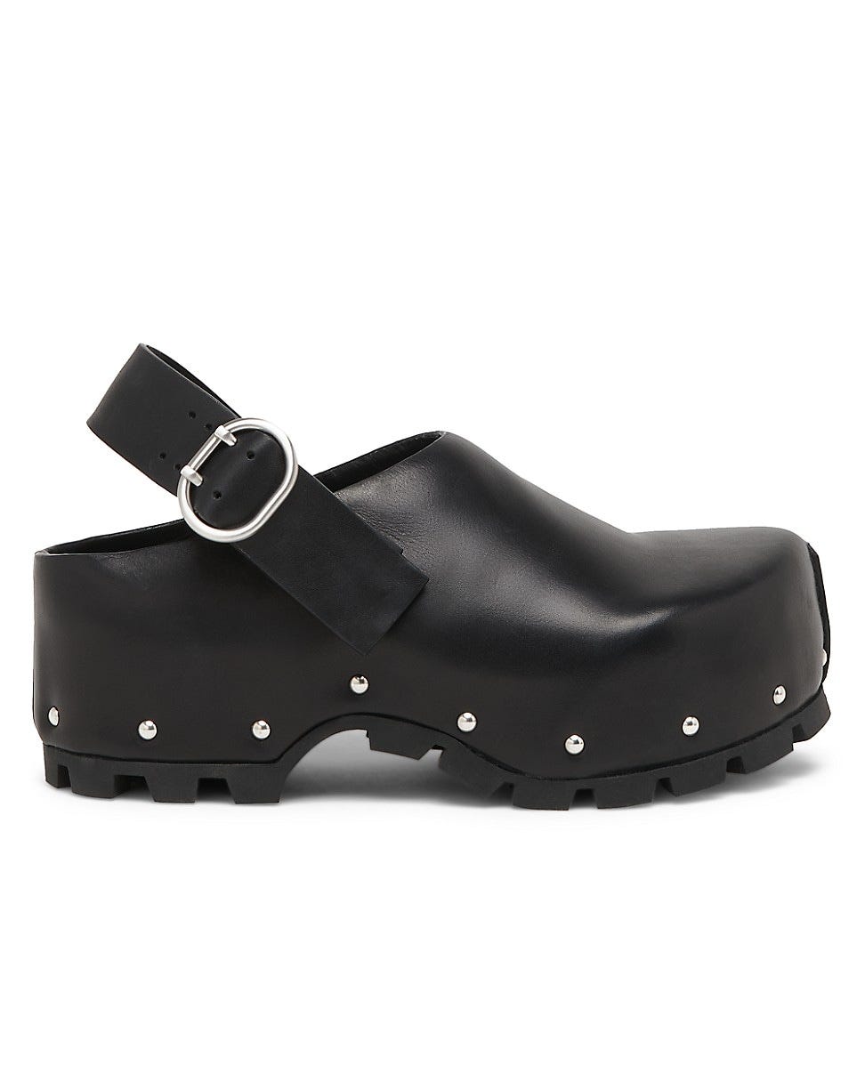 Leather Clogs