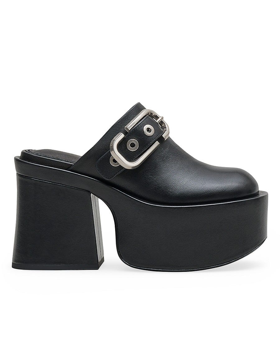 The J Marc 95MM Platform Leather Clogs