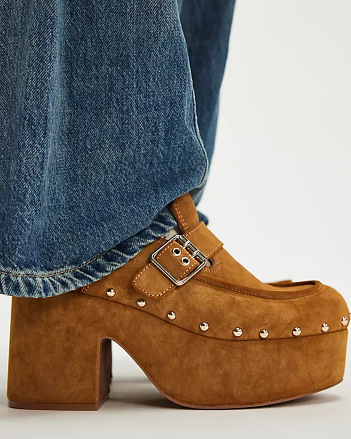 Anya Suede Clogs