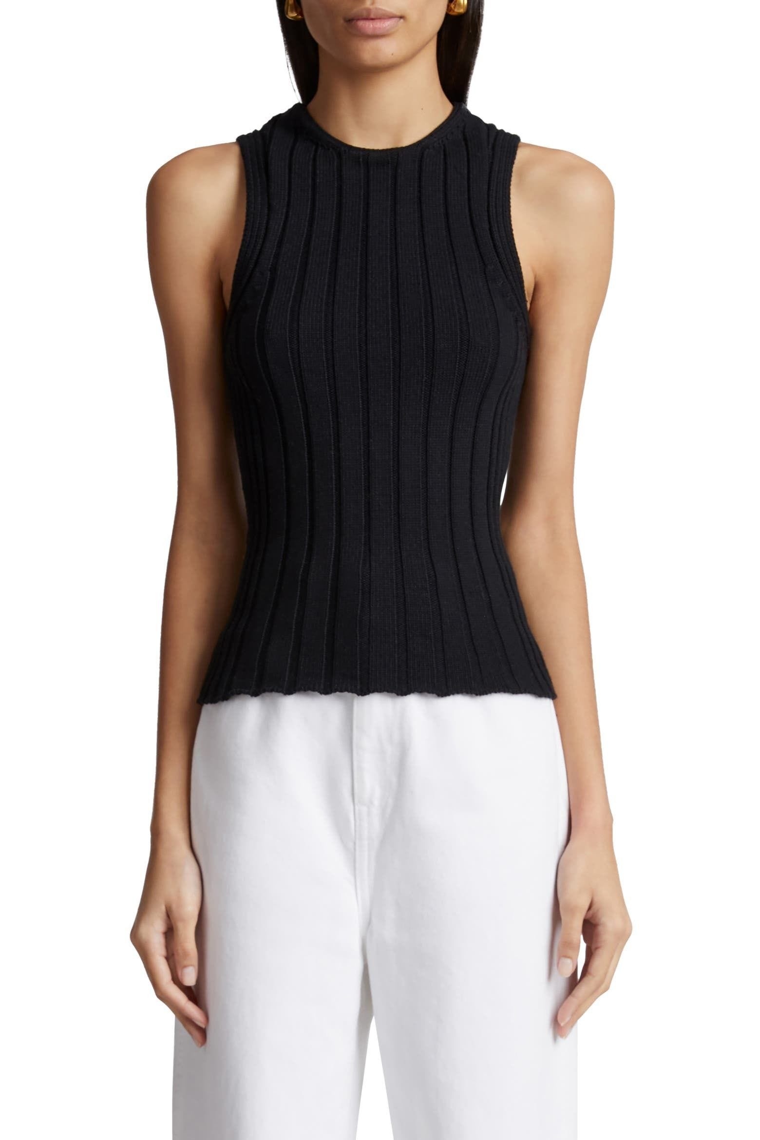 Manu Rib Sleeveless Sweater