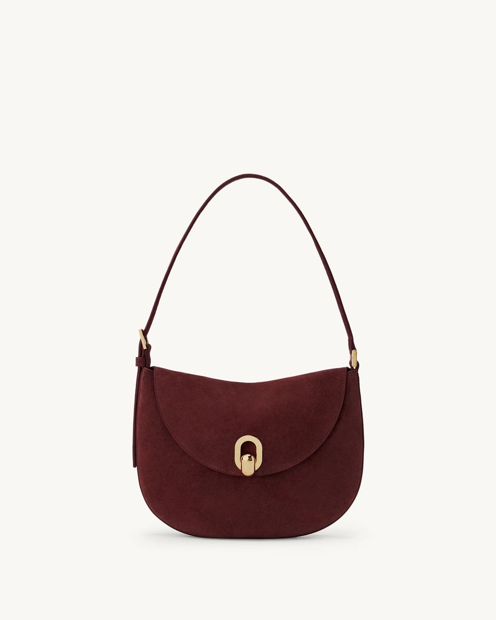 The Tondo Suede Hobo Bag