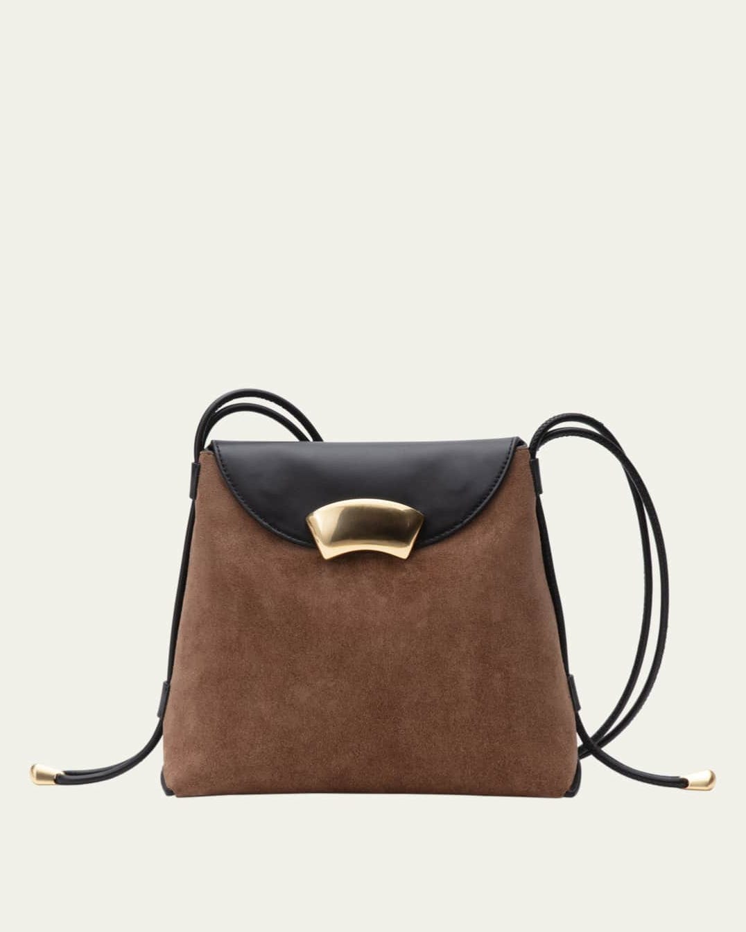 ID Petite Lambskin Suede Shoulder Bag