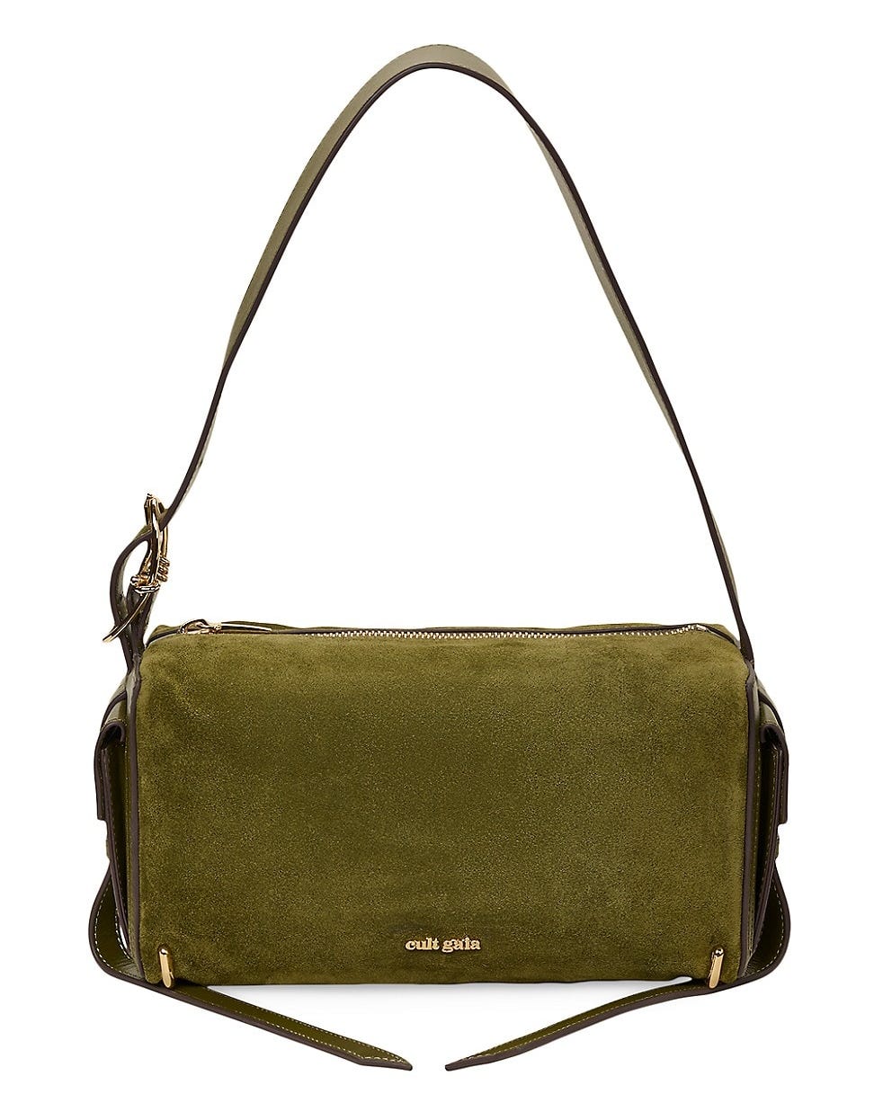 Natasha Suede Shoulder Bag