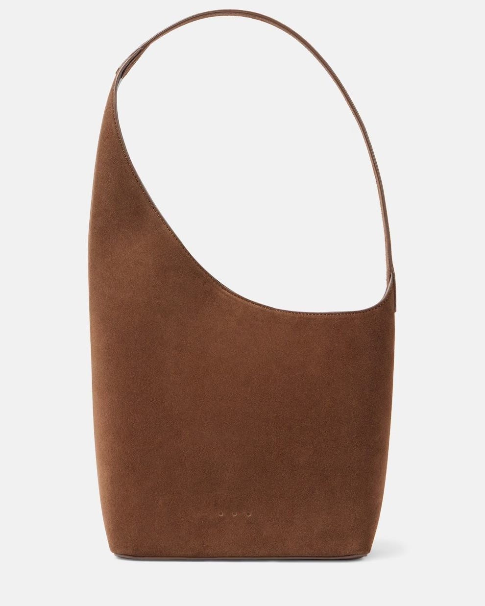 Demi Lune Suede Tote Bag