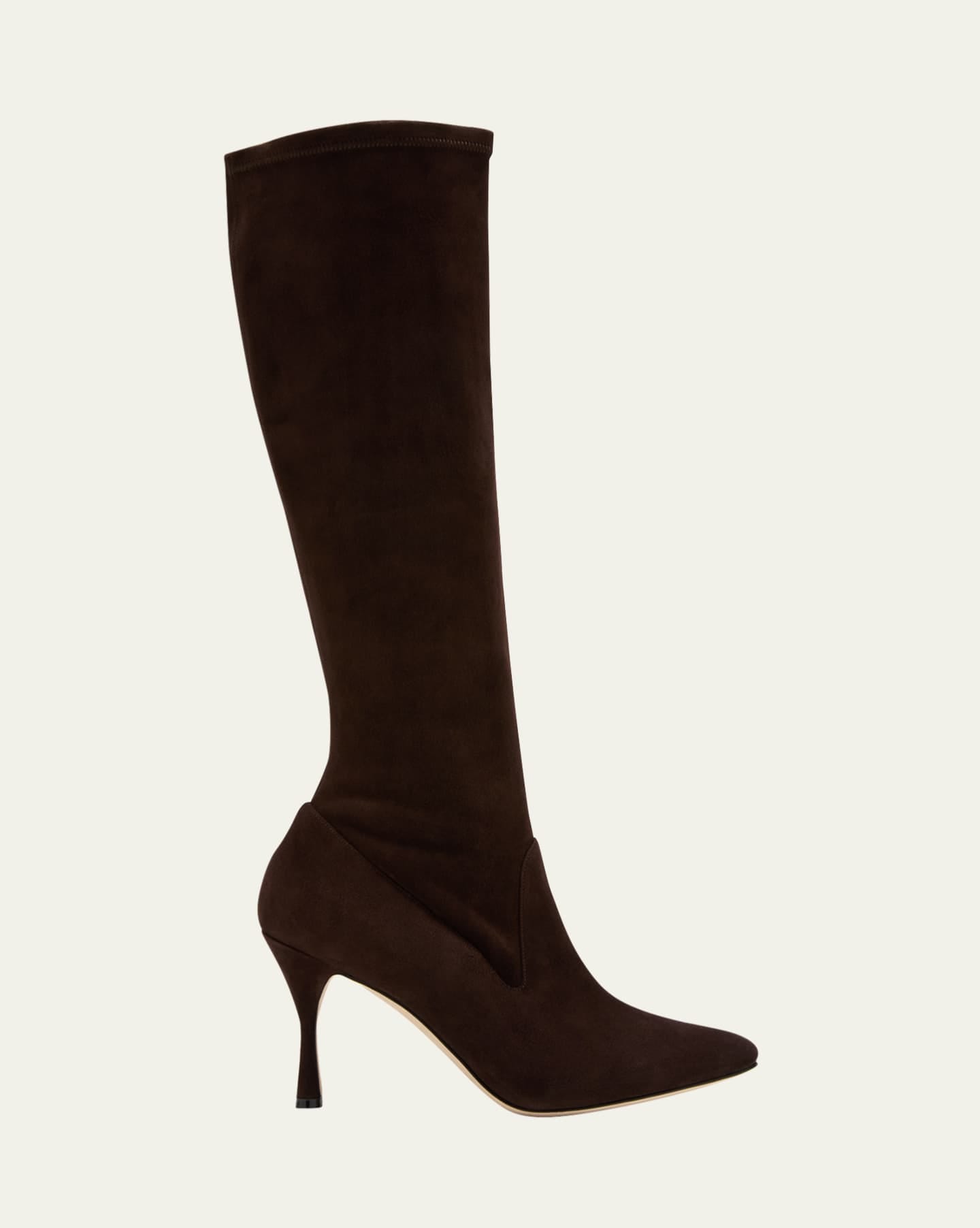 Pamfilo Suede Stiletto Tall Boots