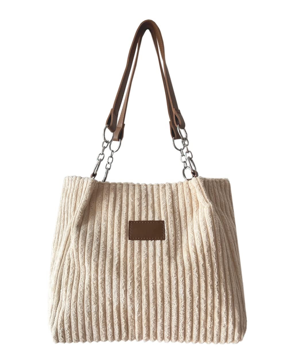 Corduroy Tote Bag 