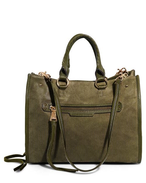 Suede Corduroy Satchel